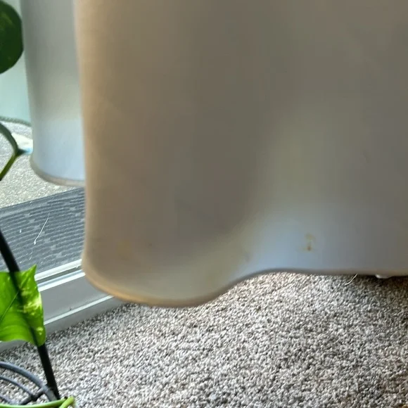 Betsy Adam white with pink flowers gown - Picture 10 of 13